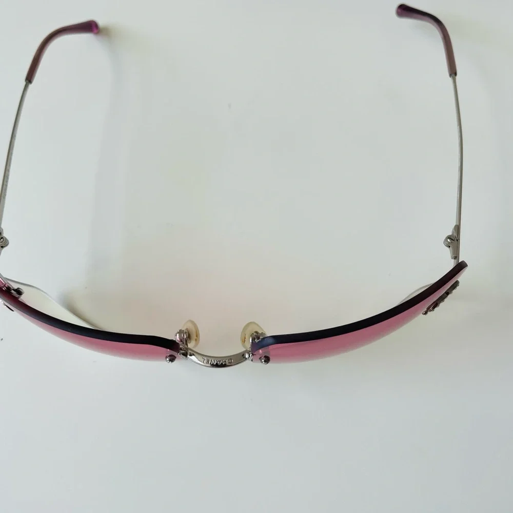 CHANEL rimless sunglasses